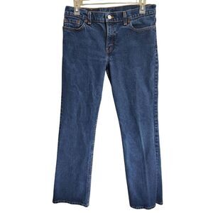 VTG Levi's 518 Super Low Stretch Bootcut Jeans Y2K Women Sz 9 JR Blue Fits 31”